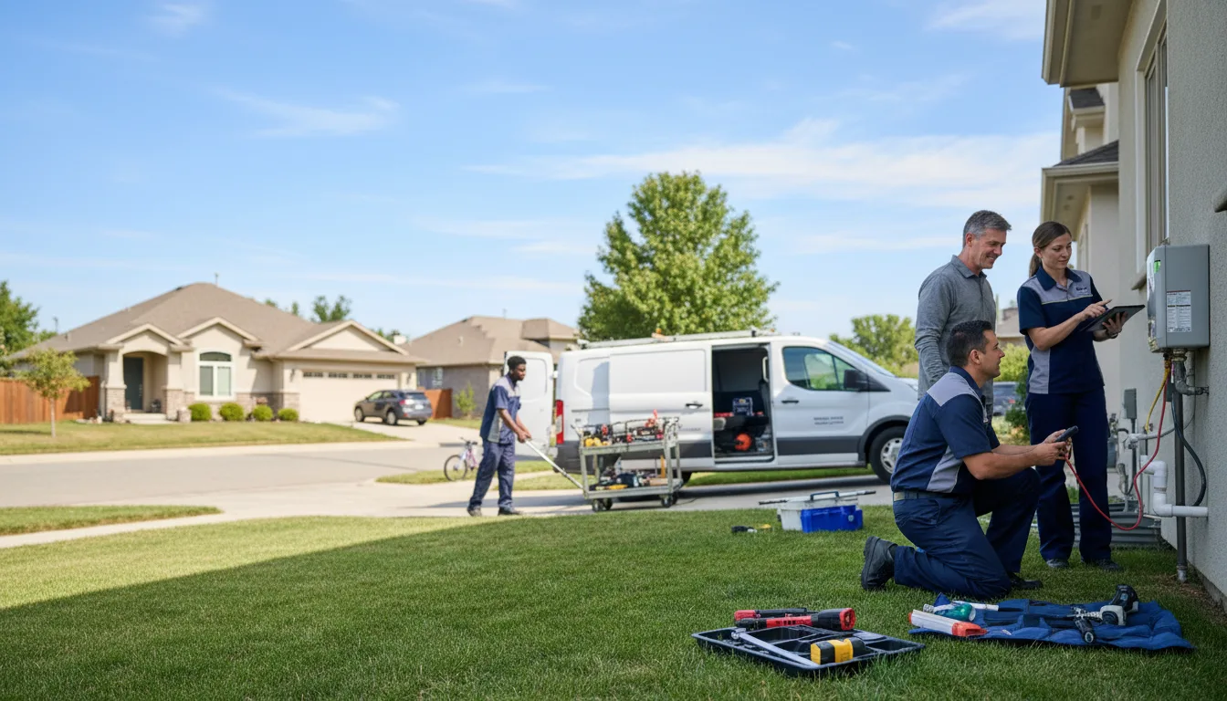 Tankless water heater service in Amesville, OH
